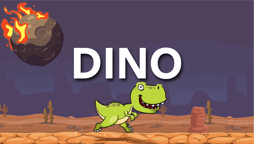 Dino Game Logo